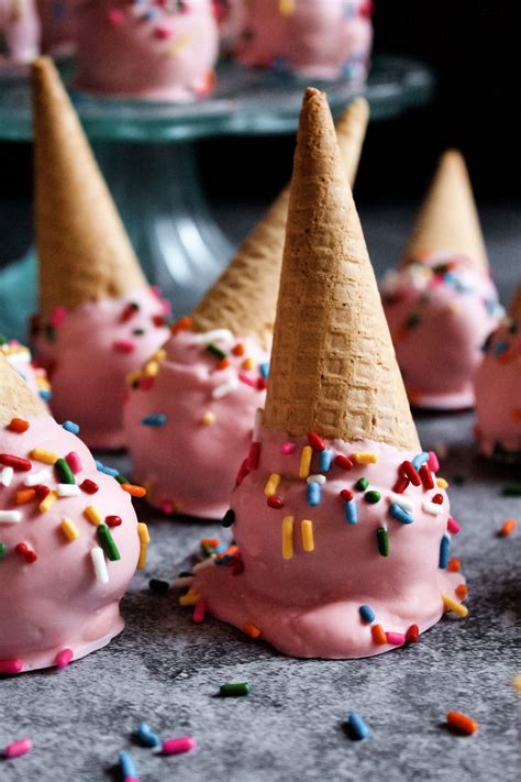 Melting Ice Cream Cone Cake Pops — Poetry & Pies