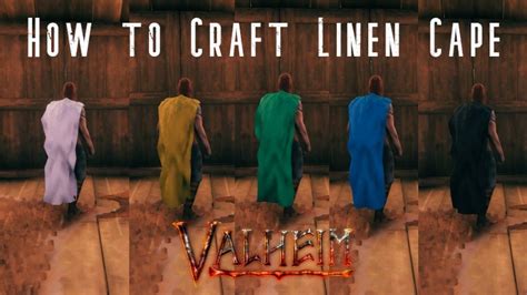 VALHEIM: How To Craft Linen Cape | Respawn Island