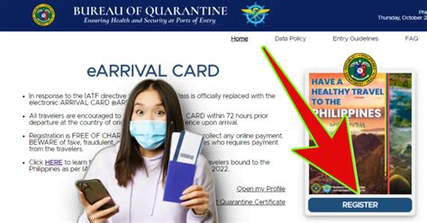 How to Apply eArrival Card Philippines - The Pinoy OFW