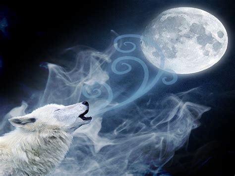 Wolf Howling At The Moon Wallpaper - WallpaperSafari