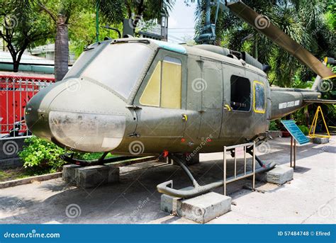 Helicopter Bell UH-1 Iroquois in War Remnants Museum, Vietnam Editorial ...