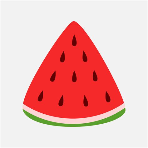 watermelon cute clipart illustration. fresh fruits icon design resource ...