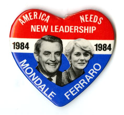 Button, Walter Mondale, 1984 | National Museum of American History