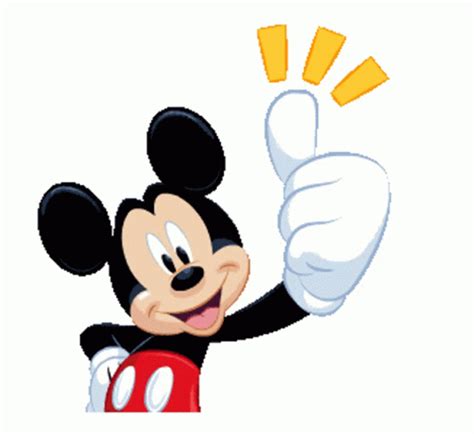 Mickey Mouse Smile Thumbs Up GIF | GIFDB.com