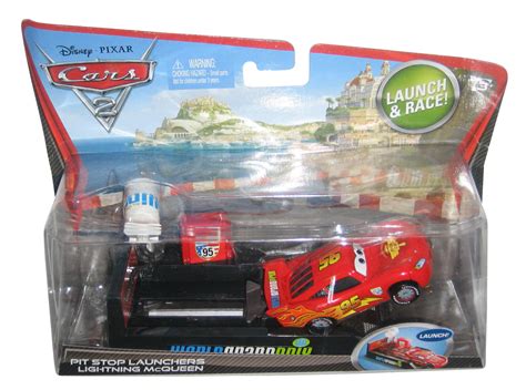 Disney Cars Pit Crew Launchers Lightning McQueen Toys & Games Play ...