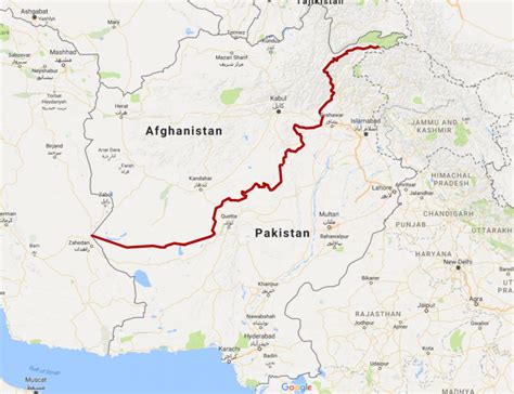 How Google Maps could help settle the Afghanistan-Pakistan border ...