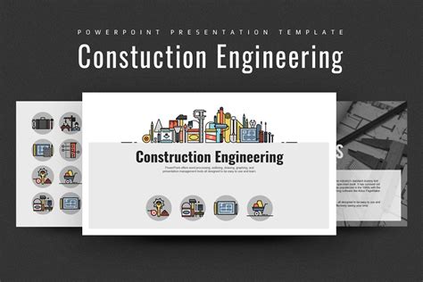 Construction Safety PPT | Creative PowerPoint Templates ~ Creative Market