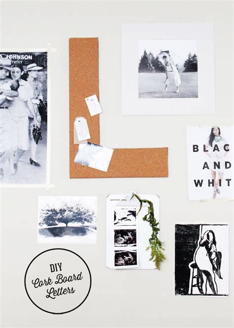 Make//Hang .01 – Giant Corkboard Letters DIY - In Honor Of Design