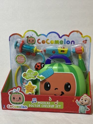 Cocomelon Musical Doctor Checkup Set 4 Piece Play Set. New | #4578520542