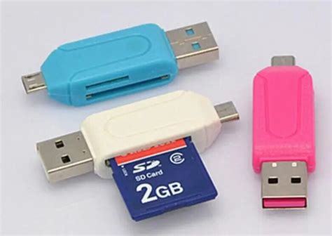 Best quality OTG Card Reader Mobile phone PC card reader Micro USB OTG ...