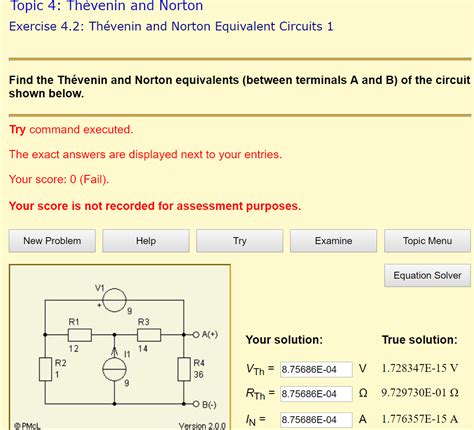 circuit analysis - Using Thevenin's theorem, how do you find the ...