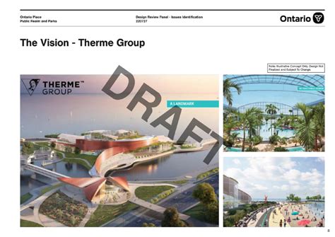 New details released for massive spa and water park at Ontario Place