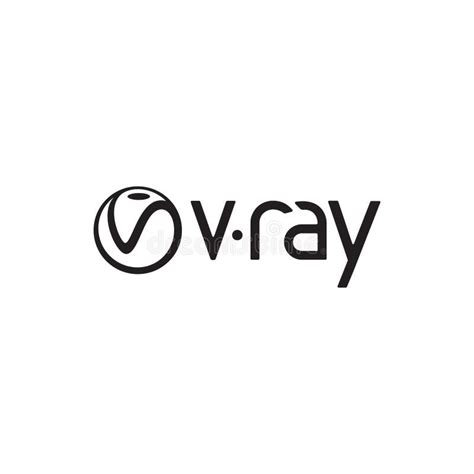 Vray Logo Editorial Ilustrativo Sobre Fondo Blanco Foto editorial ...