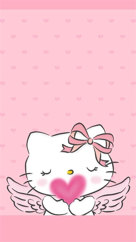 HK Angel, hello kitty, pink, HD phone wallpaper | Peakpx