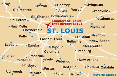 St Louis On A Map - Maping Resources