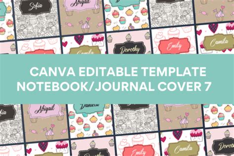 Canva Notebook & Journal Cover Template7 Graphic by Origin Designs PH ...