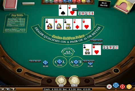 Texas Holdem Bonus Strategy