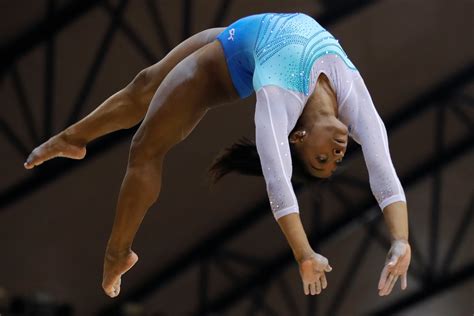 Simone Biles continues to push boundaries of gymnastics with ...