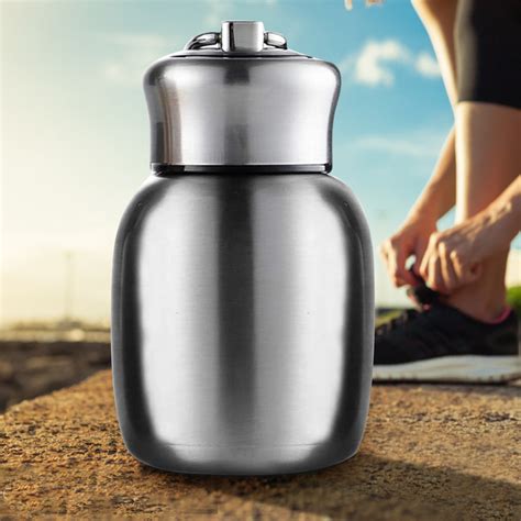 200ML Stainless Steel Portable Cold And Hot Water Bottle Mini Size ...