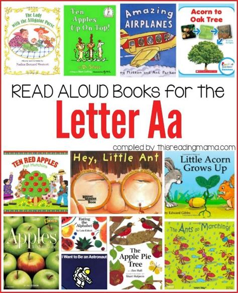 Letter A Book List - This Reading Mama | Preschool letters, Learning ...