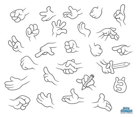 How to draw cartoon hands | A step by step guide to drawing hands