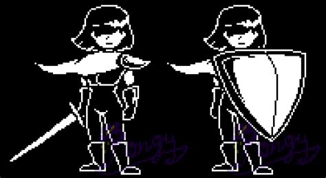 [Deltarune] Kris battle sprite by Pongy25 on DeviantArt