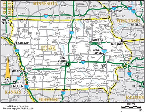 Iowa State Parks Map