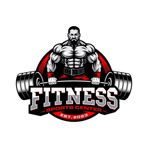 Bodybuilding emblem and Gym Logo Design Vector Template 17504043 Vector ...