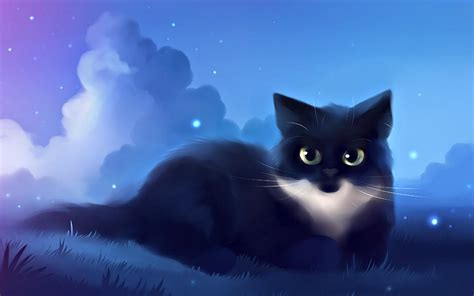 Cute Kitty Cat Anime Wallpapers - Wallpaper Cave