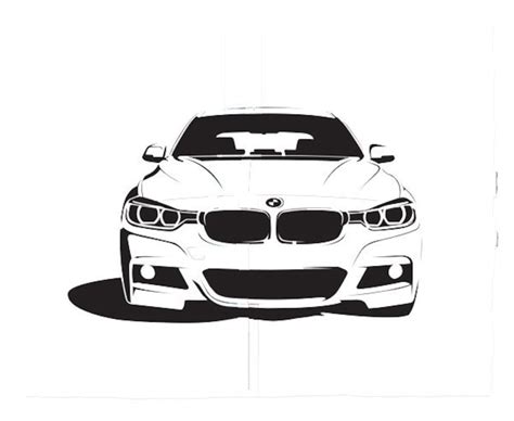 BMW Car Garage Sticker Vinyl Decal Wall Art 098 - Etsy