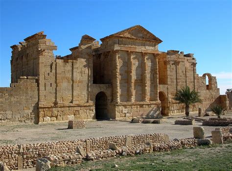 Capitoline Temples, Sbeitla (Sufetula), Tunisia Ancient Ruins, Ancient ...