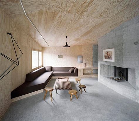 35 Captivating Living Room Designs With Concrete Wall