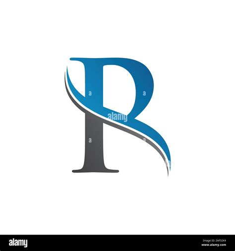 Initial Letter R Logo With Creative Modern Business Typography Vector ...