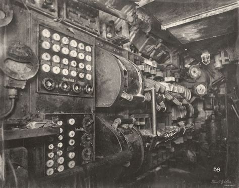 Photos From Inside A Captured First World War German U-Boat (1918)