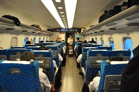 Shinkansen interior photos