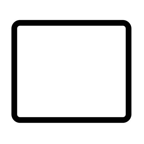 Square Shape Simple Icon Geometric Element Graphic Design PNG | PNG All