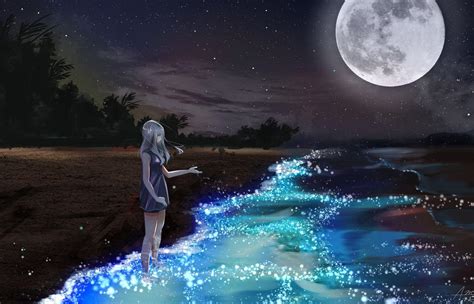 Anime Moonlight Wallpapers - Top Free Anime Moonlight Backgrounds ...