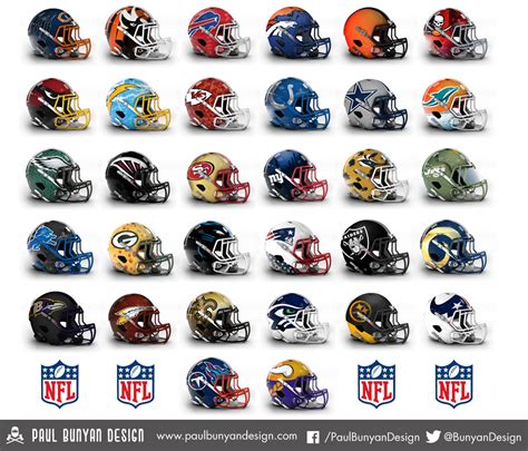 More NFL Concept Helmets Designs For All 32 NFL Teams - Daily Snark