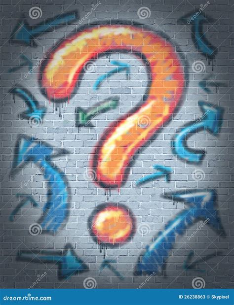 Graffiti Question Mark Royalty-Free Stock Photography | CartoonDealer ...