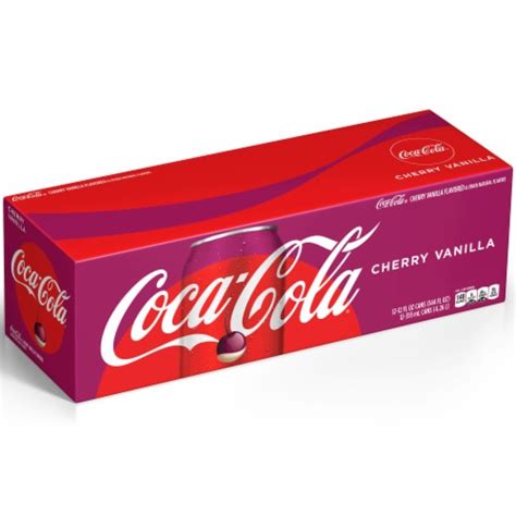 Coca-Cola® Cherry Vanilla Soda Cans, 12 pk / 12 fl oz - Fry’s Food Stores