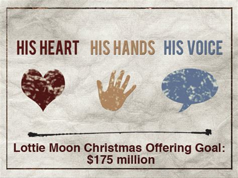 Lottie Moon Christmas Offering goal $175 million | Baptist Messenger of ...