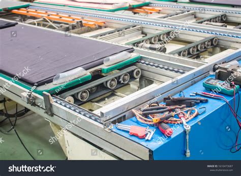 Conveyor Belt Rollers Damaged Waiting Maintenance Stock Photo ...