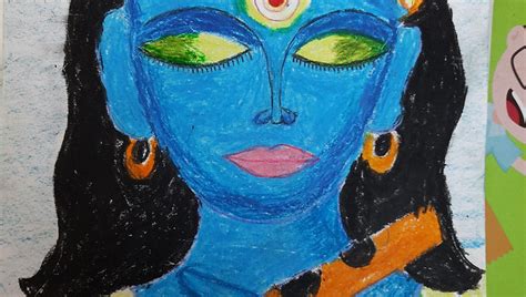 Krishna in Pastels