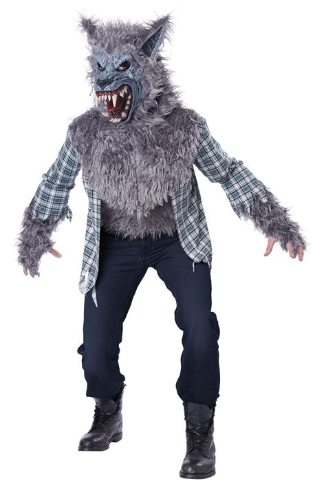 Adult Male Gray Werewolf Blood Moon Costume by California Costumes 1561 ...