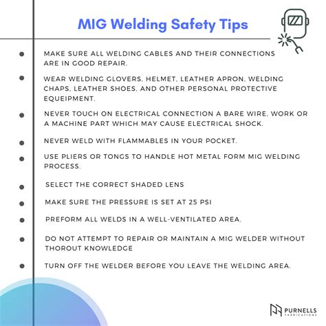 MIG Welding Safety Tips - Purnells Fabrications | Metal fabrication ...