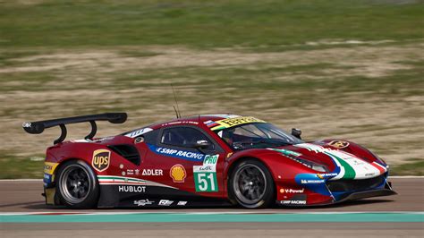 Ferrari 488 GTE Evo debuts at Fiorano, aiming for victory at Le Mans