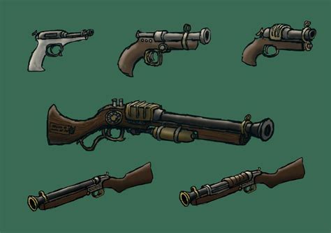 Steampunk Guns part 2 by Harry-the-Fox on DeviantArt