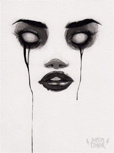 Demon Drawings Creepy Drawings Dark Art Drawings Cute Drawings | The ...