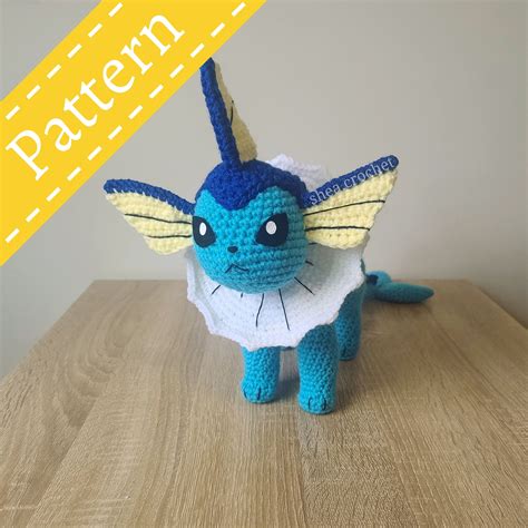 Vaporeon Plush Pattern