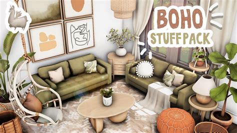 BOHO LIVING!! A CC Stuff Pack! - YouTube